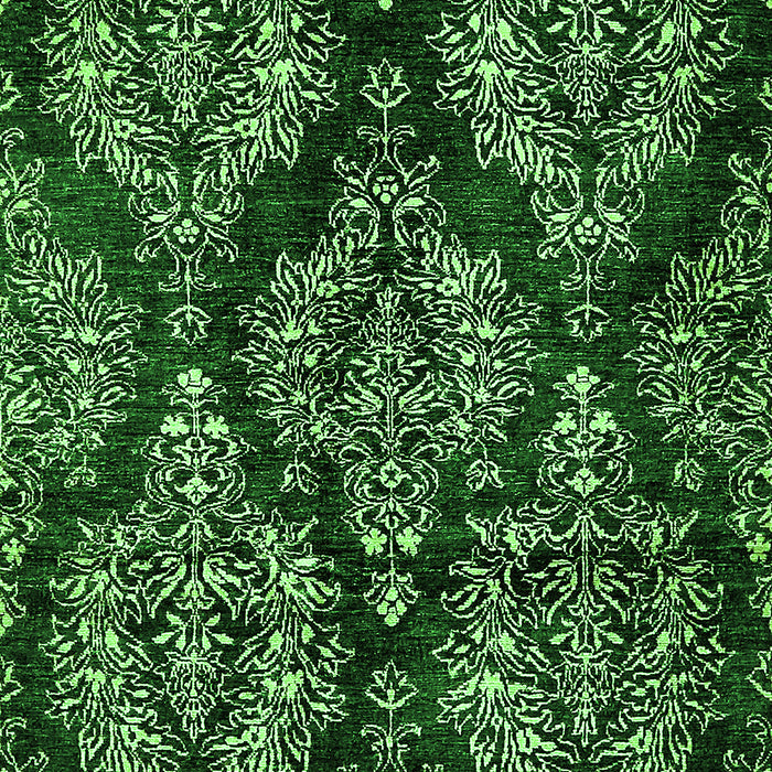 Abstract Green Modern Rug, abs383grn