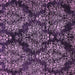 Square Machine Washable Abstract Purple Modern Area Rugs, wshabs383pur