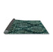 Sideview of Abstract Light Blue Modern Rug, abs383lblu