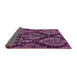 Sideview of Abstract Pink Modern Rug, abs383pnk