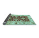 Sideview of Oriental Light Blue Traditional Rug, abs3840lblu