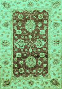 Oriental Turquoise Traditional Rug, abs3840turq