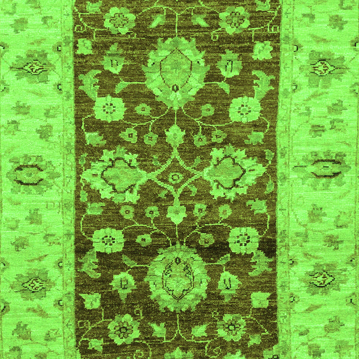 Oriental Green Traditional Rug, abs3840grn