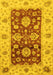 Oriental Yellow Traditional Rug, abs3840yw