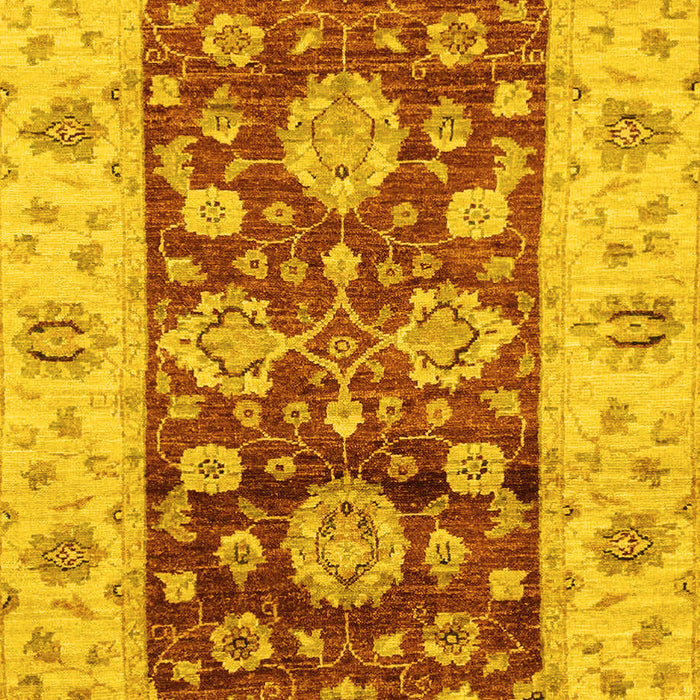 Oriental Yellow Traditional Rug, abs3840yw