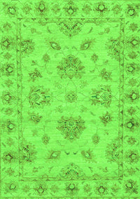 Abstract Green Modern Rug, abs3841grn