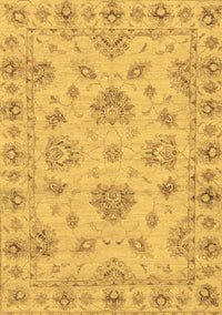 Abstract Brown Modern Rug, abs3841brn