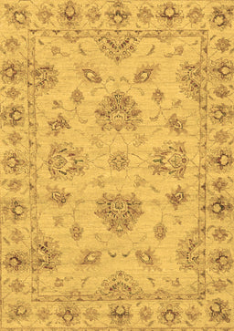 Abstract Brown Modern Rug, abs3841brn