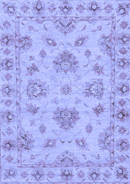 Abstract Blue Modern Rug, abs3841blu