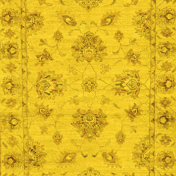 Abstract Yellow Modern Rug, abs3841yw