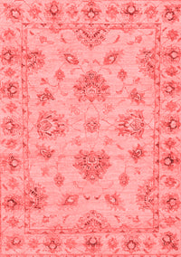 Abstract Red Modern Rug, abs3841red