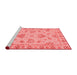 Modern Red Washable Rugs