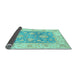 Sideview of Oriental Light Blue Traditional Rug, abs3842lblu