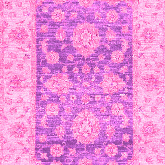 Machine Washable Oriental Pink Traditional Rug, wshabs3842pnk