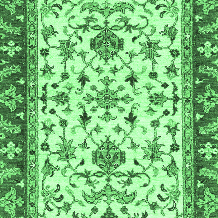 Abstract Emerald Green Modern Rug, abs3843emgrn
