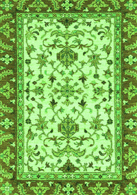 Abstract Green Modern Rug, abs3843grn