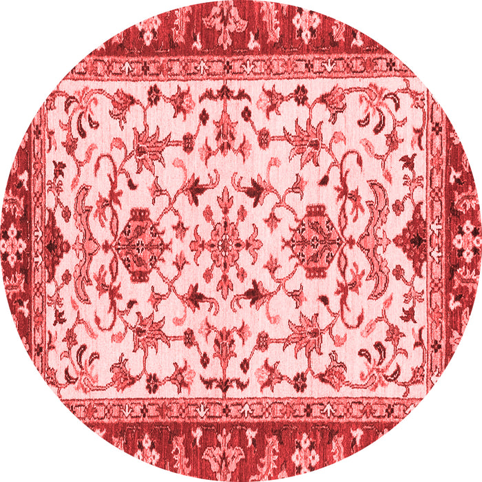 Machine Washable Abstract Red Modern Rug, wshabs3843red
