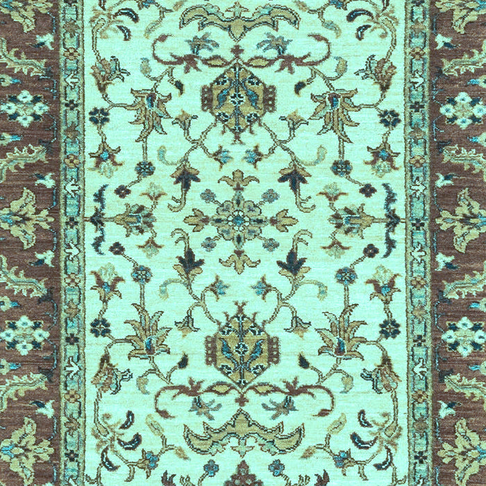 Abstract Light Blue Modern Rug, abs3843lblu