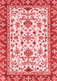 Abstract Red Modern Rug, abs3843red