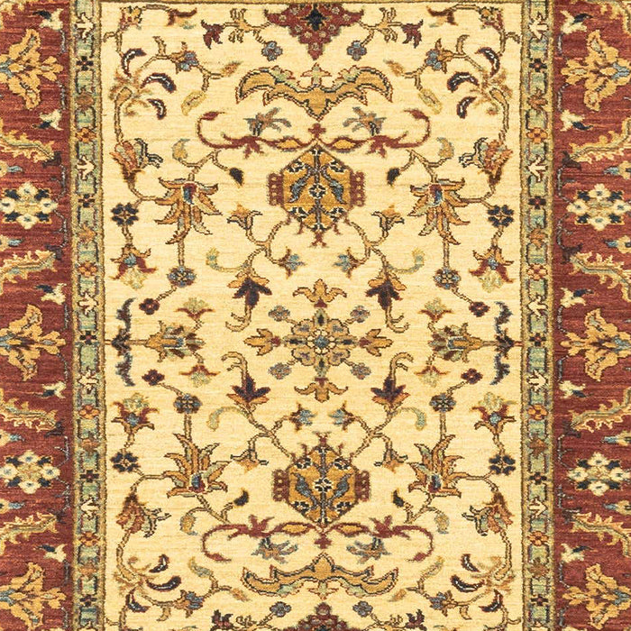 Abstract Chrome Gold Yellow Modern Rug, abs3843