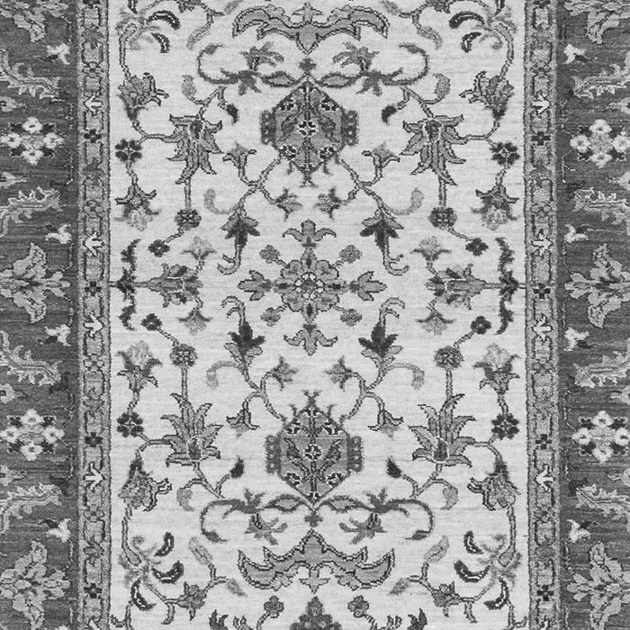 Machine Washable Abstract Gray Modern Rug, wshabs3843gry