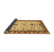 Sideview of Abstract Brown Modern Rug, abs3843brn