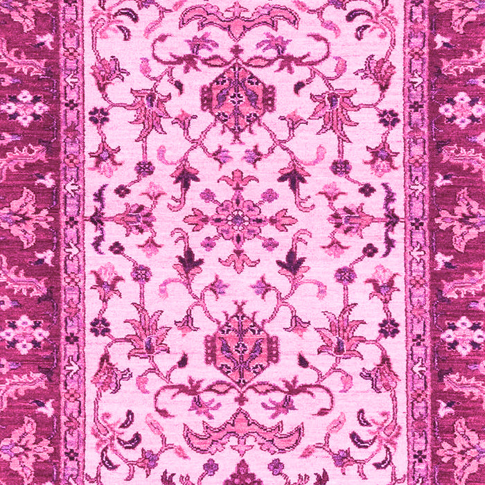 Machine Washable Abstract Pink Modern Rug, wshabs3843pnk