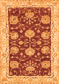 Abstract Orange Modern Rug, abs3844org