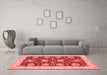 Modern Red Washable Rugs