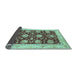 Sideview of Abstract Light Blue Modern Rug, abs3844lblu