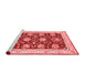 Modern Red Washable Rugs