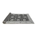 Sideview of Abstract Gray Modern Rug, abs3844gry