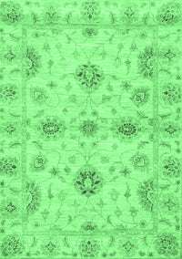 Oriental Emerald Green Traditional Rug, abs3845emgrn