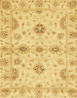 Abstract Bold Yellow Oriental Rug, abs3845