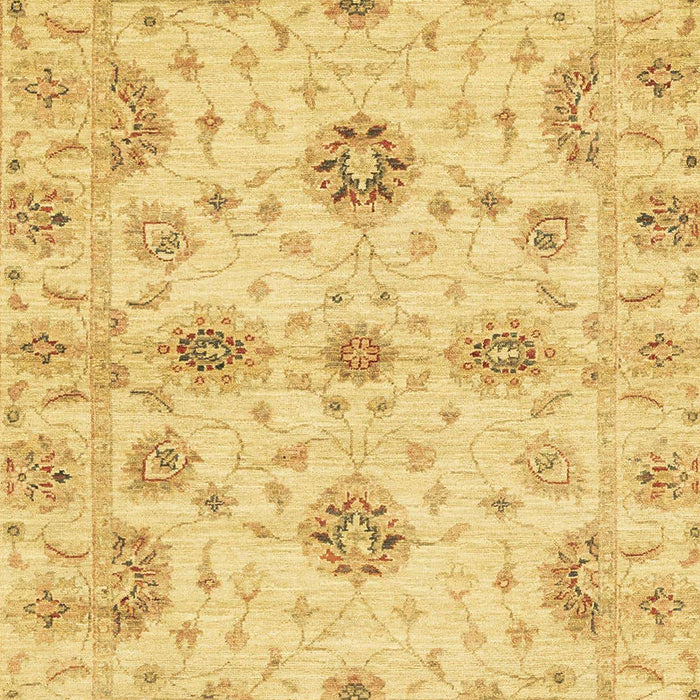 Machine Washable Abstract Yellow Rug, wshabs3845