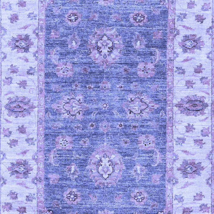 Machine Washable Oriental Blue Traditional Rug, wshabs3846blu