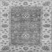 Square Oriental Gray Traditional Rug, abs3846gry