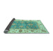 Sideview of Oriental Light Blue Traditional Rug, abs3846lblu