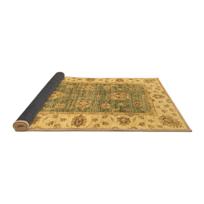 Sideview of Oriental Brown Traditional Rug, abs3846brn