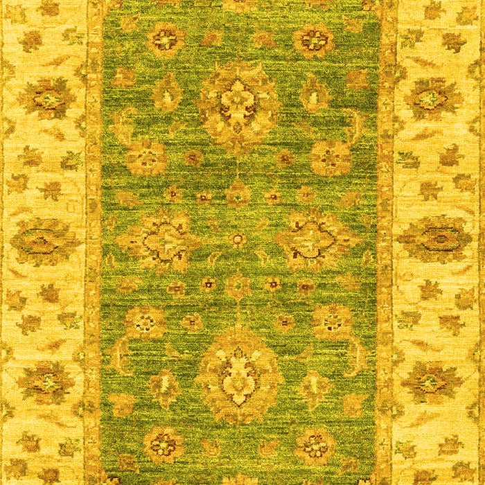 Oriental Yellow Traditional Rug, abs3846yw