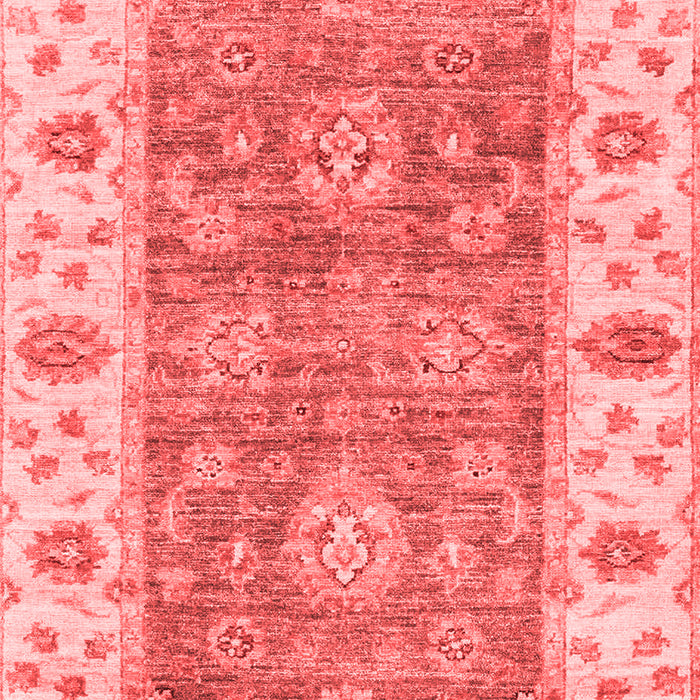 Machine Washable Oriental Red Traditional Rug, wshabs3846red