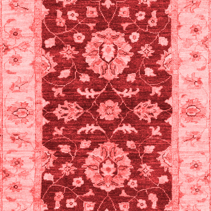 Machine Washable Oriental Red Traditional Rug, wshabs3847red