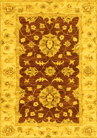 Oriental Yellow Traditional Rug, abs3847yw