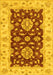 Oriental Yellow Traditional Rug, abs3847yw