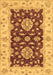 Machine Washable Oriental Brown Traditional Rug, wshabs3847brn