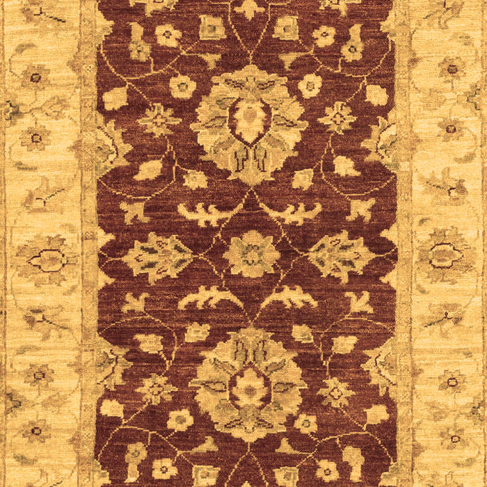 Machine Washable Oriental Brown Traditional Rug, wshabs3847brn