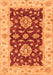 Oriental Orange Traditional Rug, abs3847org