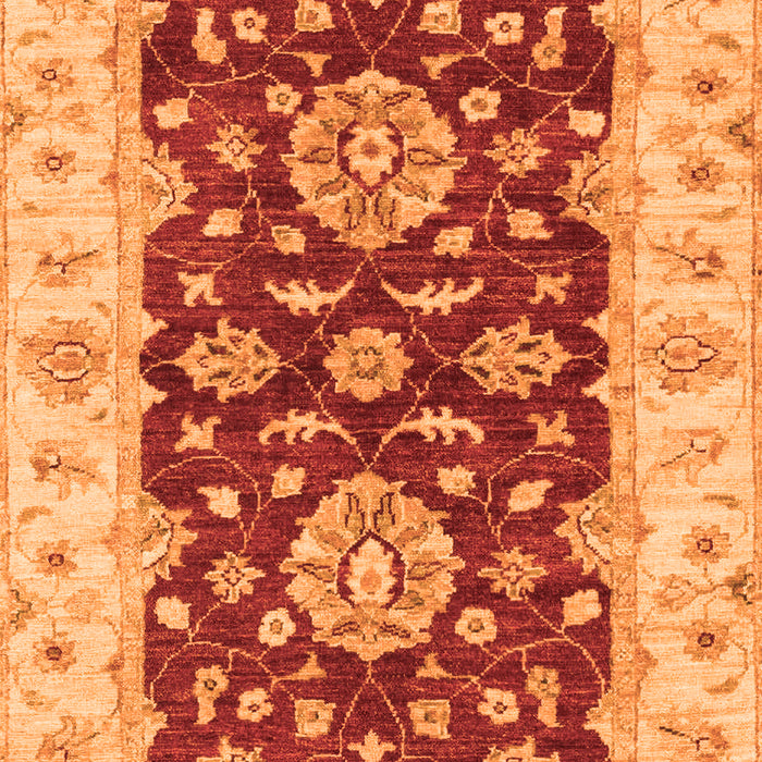 Oriental Orange Traditional Rug, abs3847org