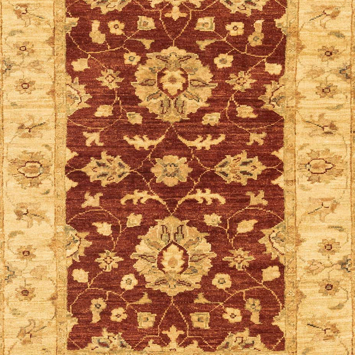 Machine Washable Abstract Orange Red Rug, wshabs3847