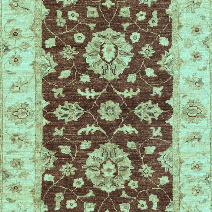 Machine Washable Oriental Light Blue Traditional Rug, wshabs3847lblu